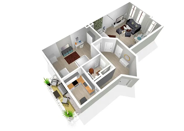 Zentrumsnahe Mit Ruhigem Balkon - 