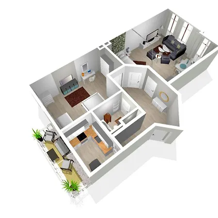 Zentrumsnahe Mit Ruhigem Balkon - 